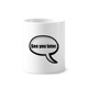 thumbnail image 1 of Daily Language chat feliz saludos Cepillo de dientes titular de la pluma Mug de ceramica blanca taza 350ml, 1 of 2