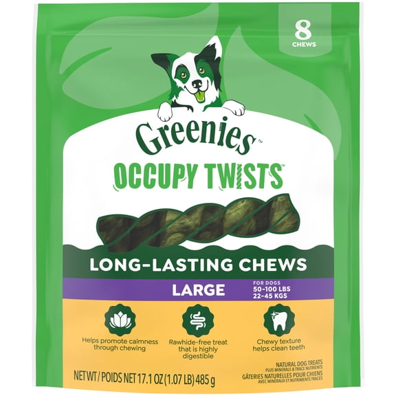 GREENIES Occupy Twist  Large Breed 8CT