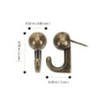 thumbnail image 2 of 30Pcs Metal Push Pin Hangers Wall Hooks Picture Hanging Pin Picture Nails, 2 of 8
