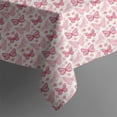 thumbnail image 5 of Light Pink Butterfly Pattern Square Tablecloth,Waterproof Square Table Cover,Wipeable Spillproof Washable Table Cover for Home Kitchen Party Decor 42"X42"(107x107cm), 5 of 6