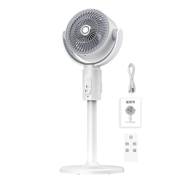 38-82cm Pedestal Fan with Remote, 5 Speeds Air Cooling Oscillation Fan, Portable Floor Standing Fan for Home Office