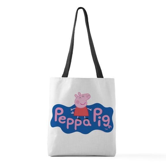 CafePress - Peppa Pig - Polyester Tote Bag 16"x16"