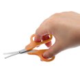thumbnail image 2 of Unique Bargains 1 Pc Portable Long Handle Nail Scissors Toenail Clippers for Child 4.49"x2.28" Orange, 2 of 6