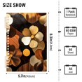 thumbnail image 2 of FORMRS 1-Subject Spiral Notebook 8" x 5" College Ruled 60 Refillable Sheet A5 Hard Cover, 2 Pack, Gold Flower, 2 of 7