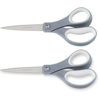 Fiskars 2 pack Titanium Softgrip Scissors (8")