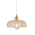 thumbnail image 1 of Flower Glass Pendant Light, Ceiling Colorful Pendant Lamp, Modern Farmhouse Pendant Light Fixture, Pendant Lighting for Kitchen Sink Island Dining Room Table Bar Counter Entrance Cafe, 1 of 7