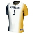 thumbnail image 2 of Youth GameDay Greats White #1 Notre Dame Fighting Irish  Lightweight Women's Soccer Jersey, 2 of 4