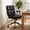black, variant on PU Leather Executive Office Chair, Extra Wide Ergonomic Computer Desk Chair with Lumbar Support & Swivel Rocking, Adjustable Height Thickened Cushions Mid Back (Brown)