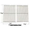 thumbnail image 3 of Replacement 304 Solid Stainless Steel Cooking Grates for Weber 3291001, 3351001, 3361411, 3351398, Gas Models, Set of 2, 3 of 3