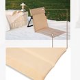 thumbnail image 4 of Cateissary Aleación fácil instalación fuerte soporte impermeable Oxford ropa para estructura Triangular portátil relleno de esponja Juegos de muebles de jardín Marrón, 4 of 6