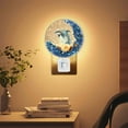 thumbnail image 4 of xjwjuw Acrylic Flat Sea Decorative Night Light, Plug-In Wall Light, 360° Rotatable Plug, Low Power Consumption, Cute Seashell Design, for Baby Room, Bathroom, Corridor, Bedroom, Beach House Decor, 4 of 4