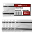 thumbnail image 2 of Pallet Rack Sign Holder Kit Clear Vinyl Pouch with Magnet for 4" H x 6" W Cards - 50 Pack, 2 of 3