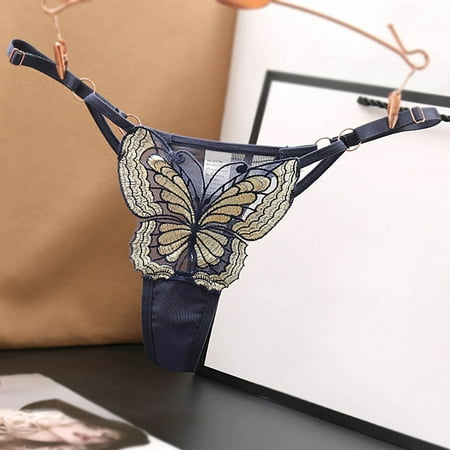 

QIPOPIQ Underwear for Women Plus Size Sexy Lace Lingerie Thongs Under Panties