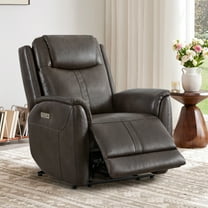 Spruce & Spring Zero Gravity Power Recliner Chair for Living Room, Chocolate