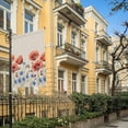 thumbnail image 2 of Country Red Blue Concubine House Flag 28 x 40 Inches, Independence Day Weather Proof Outdoor Patio Flags Double Sided Small House Decoration for Yard Lawn Outside Home, 2 of 9