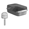 thumbnail image 4 of Caja de arena para gatos Inodoro Conejo Inodoro Bedpan Gris Zulema Bandeja de arena para gatos, 4 of 7