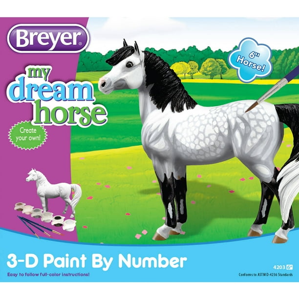 Breyer My Dream Horse 3D PaintByNumber Activity Set, 6