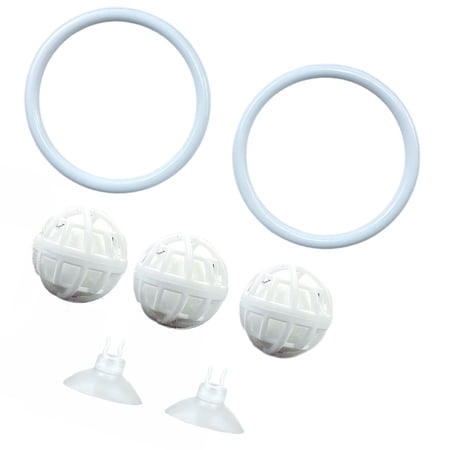 Floating Bettas Exercise Rings Nitrobacteria Toy Floating Round Rings FishTank Antidepressant Bettas Rings