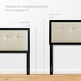 thumbnail image 6 of Modway Draper Tufted Twin Fabric and Wood Headboard in Black Beige, 6 of 8
