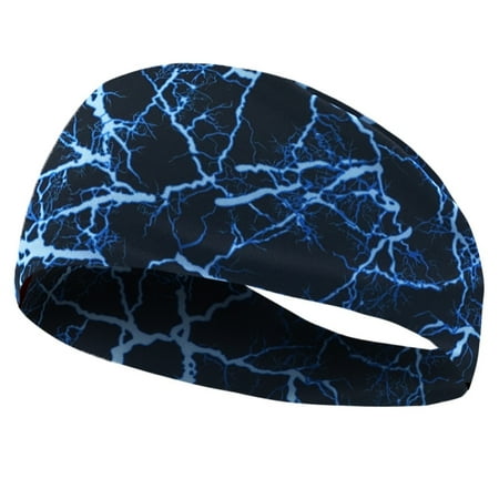 Esho Women Men Sports Running Stretch Headband Sweatband Gym