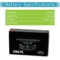 thumbnail image 3 of 6V 7Ah SLA Battery for Hello Kitty Coupe, 3 of 6