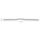 thumbnail image 5 of Pulsera de Acero Inoxidable Elegante Bling Bling Plata Blanco, 5 of 14