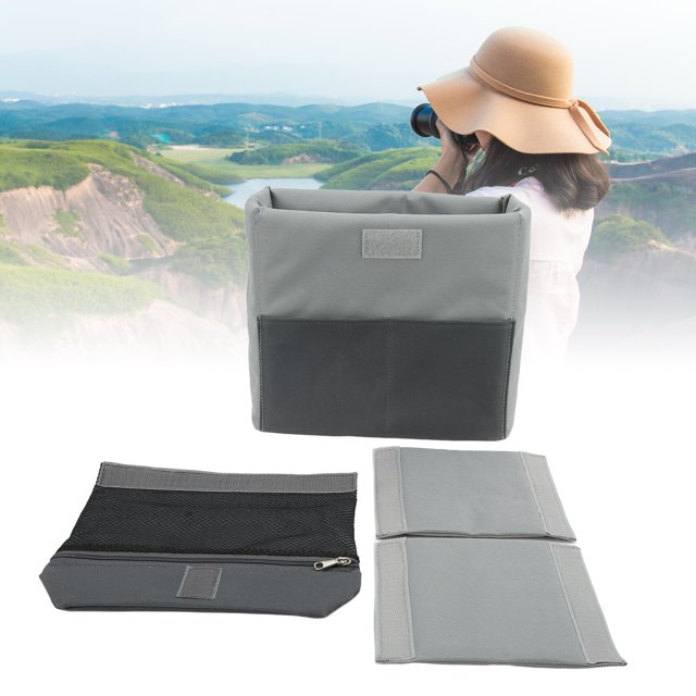 Camera Padded Bag, Shockproof Dustproof Anti Wrinkle Camera Inner Case Bag Lightweight For SLR Camera And Lens