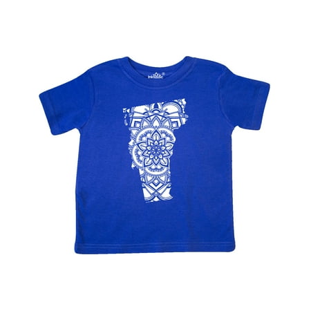 

Inktastic Vermont Silhouette Mandala Gift Toddler Boy or Toddler Girl T-Shirt