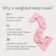 thumbnail image 2 of Sleep Mask | Patented Light Blocking Design for Sleep, Travel and Relaxation - Blush Pink, 2 of 5