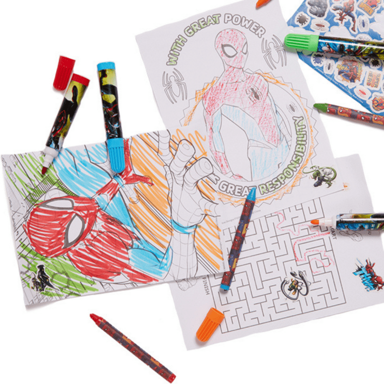 Minecraft Kids Art Kit with Carrying Tin Gel Pens Markers Stickers 500 PC, Size: 10.75 x 12 x 1.65