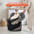 thumbnail image 4 of MADIKA 3 Pack Mesh Laundry Bags with Adjustable Single Shoulder Straps 28" x 26" Sturdy Nylon Material Laundry Liners with Drawstring Closure Black, 4 of 6