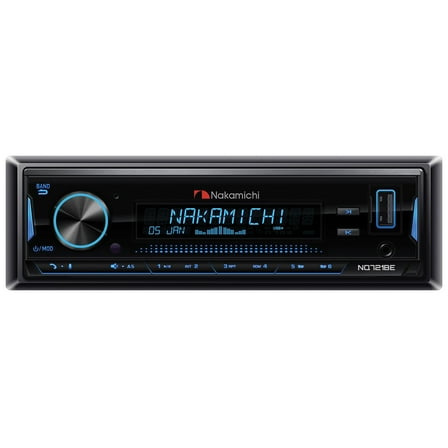 Nakamichi NM-NQ721BE NQ721BE Single-Din in-Dash Mechless Digital Media Receiver with Bluetooth