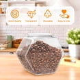 thumbnail image 5 of 1Pack Plastic Candy Jars with Lids,TGY 73Oz Clear Cookie Jars,Hexagon Candy Containers for Candy Buffet, Snacks, Food, Coffee Pod,Dog Treats,Washing Powder,Kitchen Storage, 5 of 7