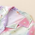 thumbnail image 4 of Kids 2PCS Pajamas Outfits Red/Cow Pattern Print/Colorful Short Sleeve Tops + Elastic Waist Shorts Boys Girls Sleepwear Set Colorful 2-3 Years, 4 of 7