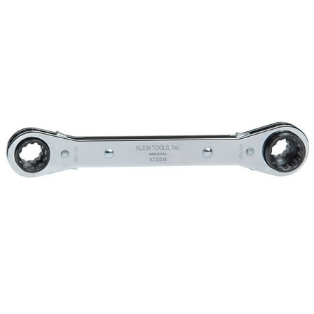 

Klein Tools KT223X4 4-in-1 Lineman s Ratcheting Box Wrench