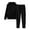 Black, variant on Back to School Fall Sets Women 2 Piece Outfits Petite Women's Fashion Sports Casual Long Pants Hooded Sweater Tops Pants Set Long Sleeve Hooded Set with Pockets