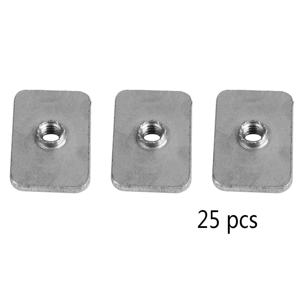 10PCS Durable Metal Aluminum Alloy M5 Double Tee Nuts Screw for 3D Printer Parts 
