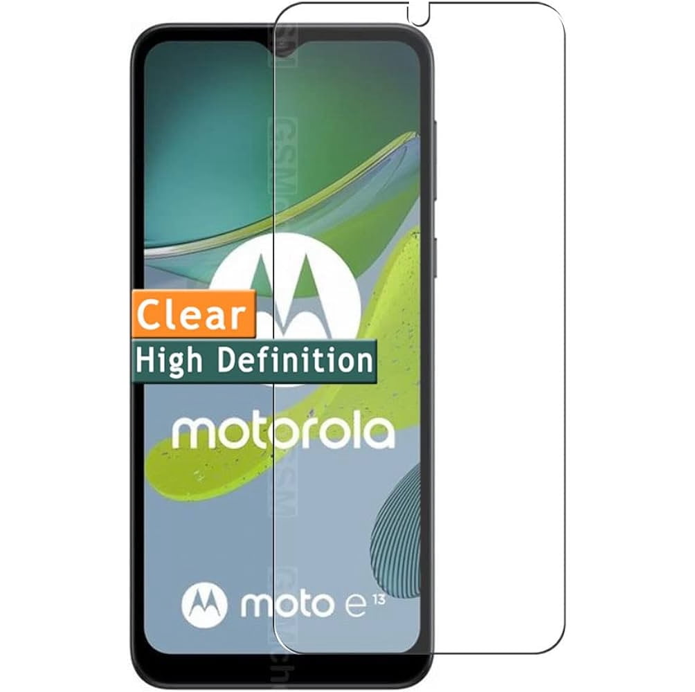 PST [2 Packs] Motorola Moto E13 4G (2023) Screen Protector, Premium Tempered Glass Screen Protector with Case Friendly & Bubble Free