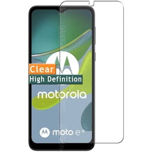 PST [2 Packs] Motorola Moto E13 4G (2023) Protecteur d'écran, Protection écran en verre trempé de qualité supérieure avec boîtier & Sans bulles