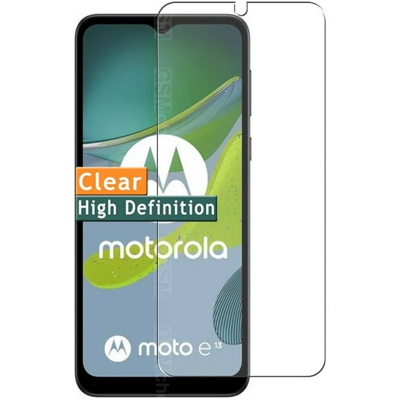PST [2 Packs] Motorola Moto E13 4G (2023) Screen Protector, Premium Tempered Glass Screen Protector with Case Friendly & Bubble Free