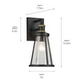 thumbnail image 4 of Kichler Lighting - Talman - 1 Light Small Outdoor Wall Mount In Industrial, 4 of 5