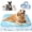 Dark Blue, variant on ChillPaws Cooling Mat for Dogs, Washable Non-Gel Pet Cooling Pad, Soft Foldable Summer Cool Mat with Non-Slip Bottom for Bed, Crate, Sofa, Indoor and Outdoor Use