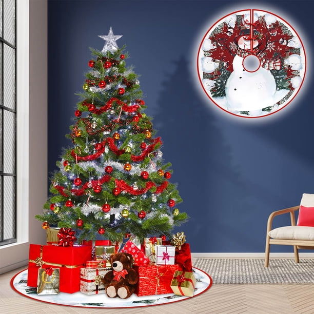Decoración navideña, regalos navideños, falda para árbol de Navidad, vestido para árbol de Navidad, adornos navideños, adornos navideños, vestido para árbol, decoraciones navideñas, decoraciones para