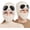 Beige, variant on Unisex Winter Ski Beanie Hat with Goggles and Detachable Mask, 3-in-1 Winter Thermal Hat with Glasses