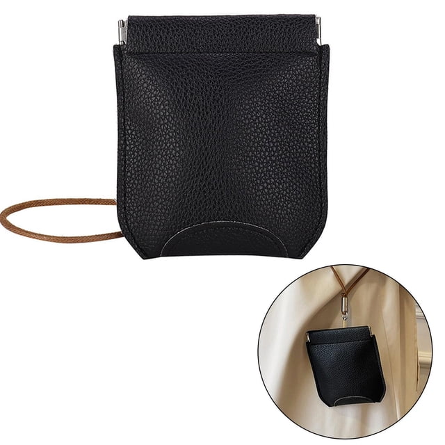 Bolso Bandolera para Niñas Fernando Bolso de Cuero PU Negro