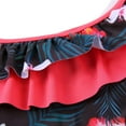 thumbnail image 4 of Yuanyu Kids Girls One Piece Swimsuits Ruffle Beach Bathing Suit 1-8 Years, 4 of 5
