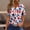 006 Multicolor, variant on 4th of July Shirts for Women Summer Graphic Tees American Flag Patriotic Fourth of July Outfit Short Sleeve Tunic Tops