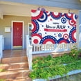 thumbnail image 4 of Jierger Clearance Patriotic Party Decoration Background Cloth Sign Independence Day Independence Day Party Gift Supplies for 4th of July Veterans Day Memorial Day, 47.28x31.52inch, 4 of 6