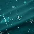 thumbnail image 5 of Manfei Dreamy Stars Curtains and Drapes Pack of 2 (52x63 Each),Galaxy Theme Black Out Curtains,Teal White, 5 of 6