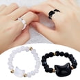 thumbnail image 4 of Bague Mignonne Chat Meilleure Amie Niveau d'Apparence Avancé Bague Ajustable Cadeau pour Fille le Meilleur Cadeau pour un Être Cher, 4 of 7